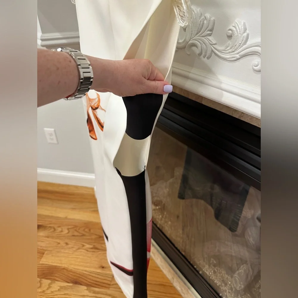 Clover canyon scuba material watercolor dress - Picture 3 of 6